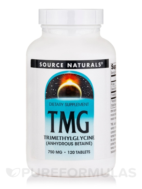 Tmg Trimethylglycine 750 mg - 120 Tablets