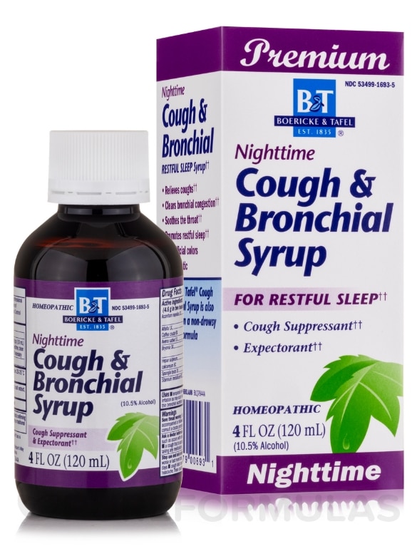 Nighttime Cough & Bronchial Syrup - 4 fl. oz (120 ml) - Alternate View 1