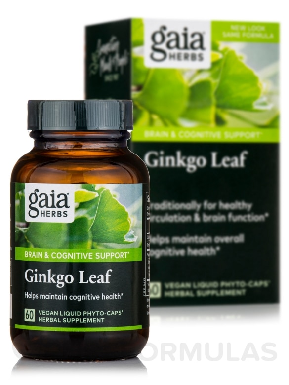 Ginkgo Leaf - 60 Vegan Liquid Phyto-Caps® - Alternate View 1