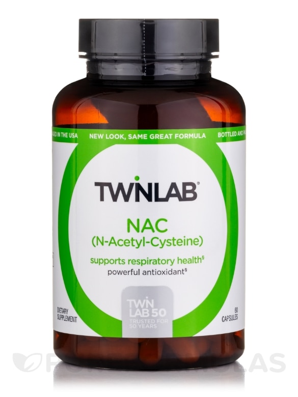 NAC (N-Acetyl-Cysteine) 600 mg - 60 Capsules