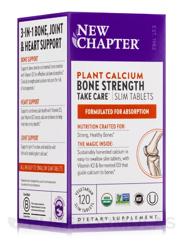 Bone Strength Take Care® Slim Tabs - 120 Tablets