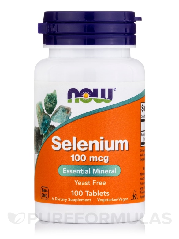 Selenium (Yeast Free) 100 mcg - 100 Tablets