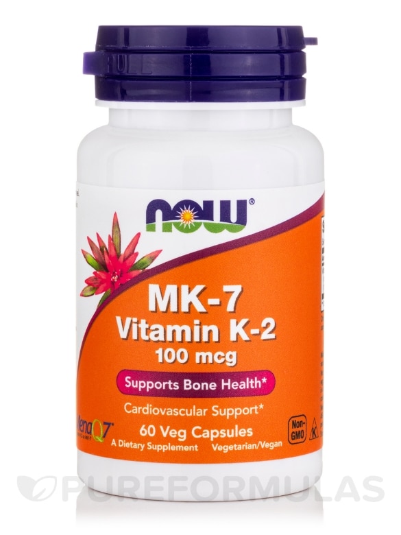 MK-7 Vitamin K-2 100 mcg - 60 Veg Capsules