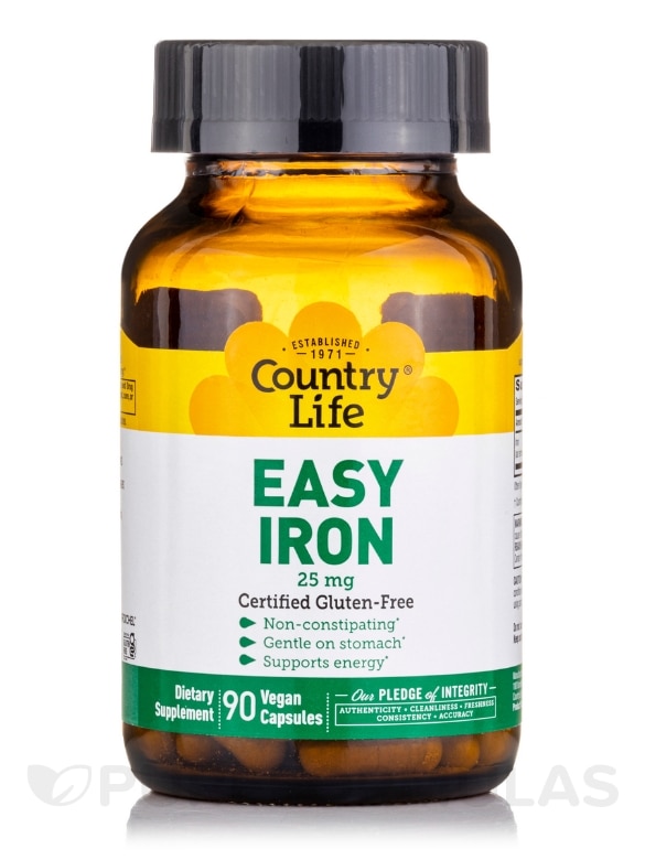Easy Iron 25 mg - 90 Vegetarian Capsules