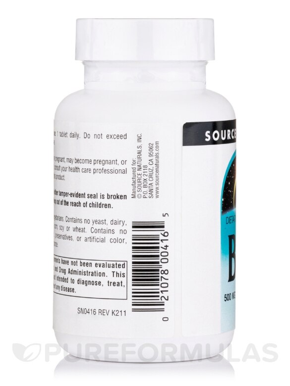 B-6 500 mg - 100 tablets - Alternate View 3