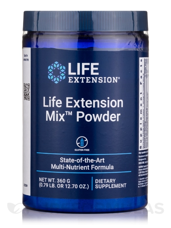 Life Extension Mix™ Powder, Natural Orange Flavor - 12.7 oz (360 Grams)