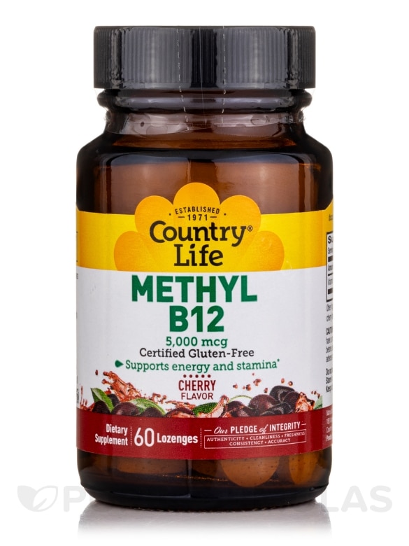 Methyl B12 5000 mcg (Cherry Flavor) - 60 Lozenges