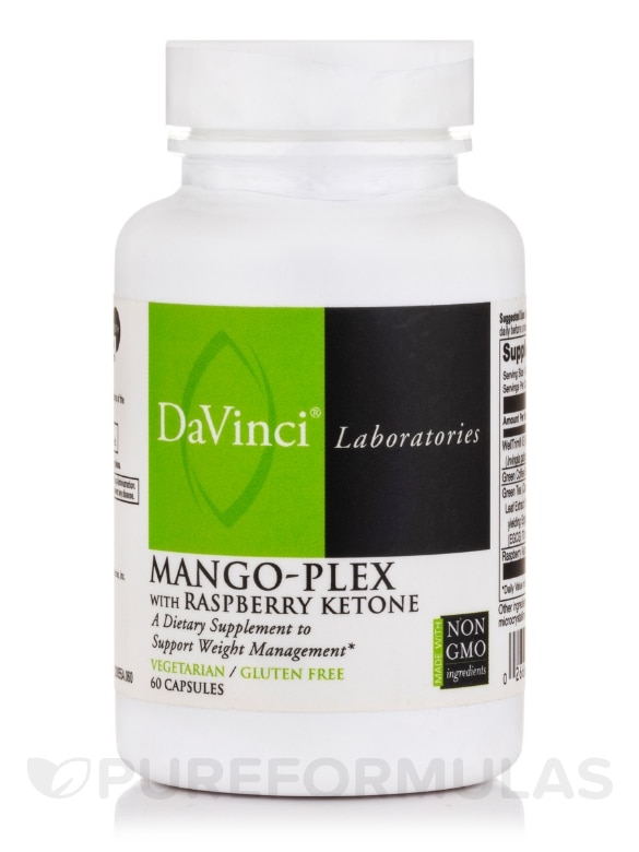 Mango-Plex with Raspberry Ketone - 60 Vegetarian Capsules