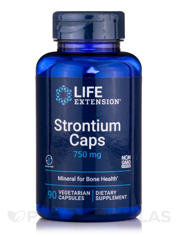 Strontium Caps 750 mg - 90 Vegetarian Capsules