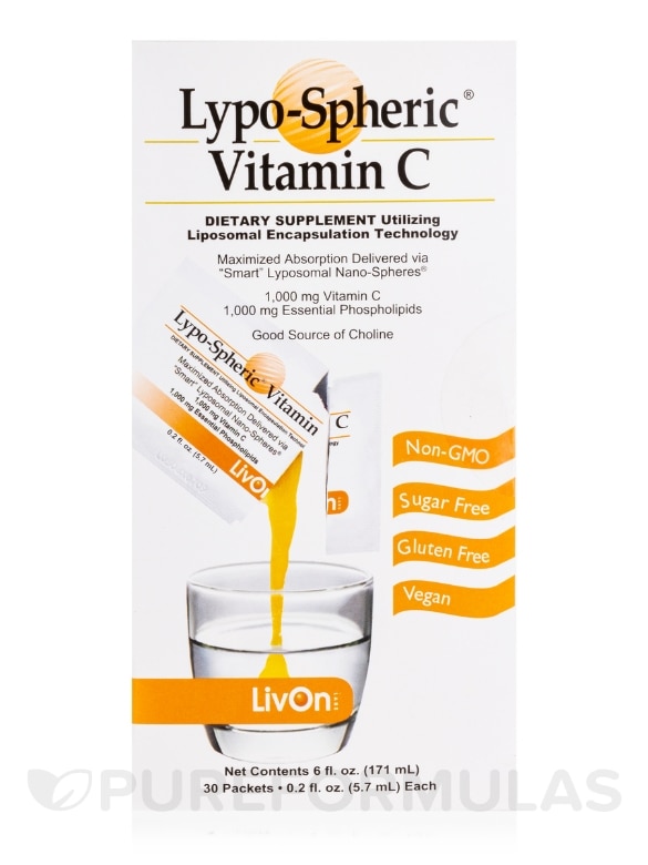 Lypo-Spheric® Vitamin C - 30 Packets - Alternate View 3