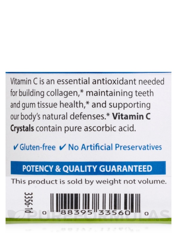 Vitamin C Crystals (Non-GMO) - 6 oz (170 Grams) - Alternate View 4