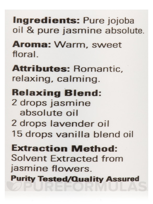 NOW® Essential Oils - Jasmine Absolute Oil - 1 fl. oz (30 ml) - Alternate View 4
