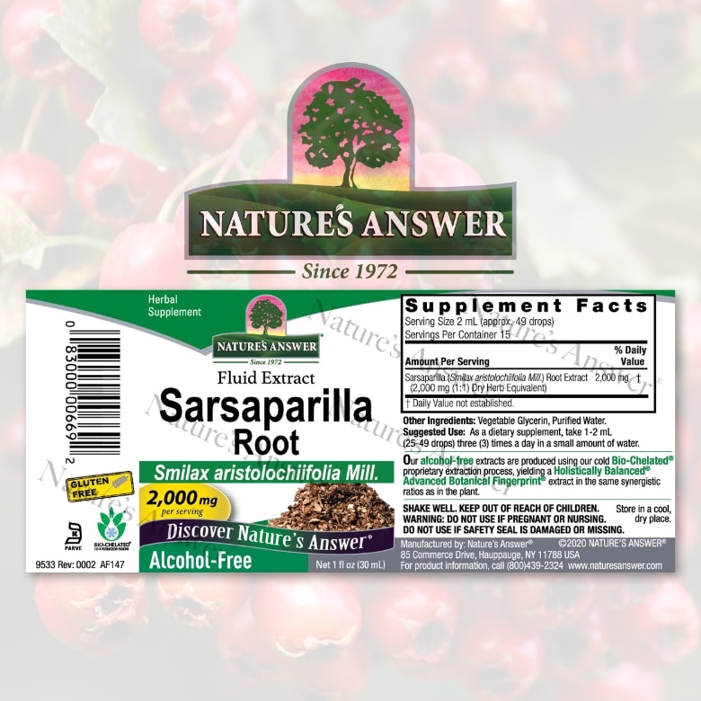 Sarsaparilla Extract (Alcohol-Free) - 1 fl. oz (30 ml) - Alternate View 1