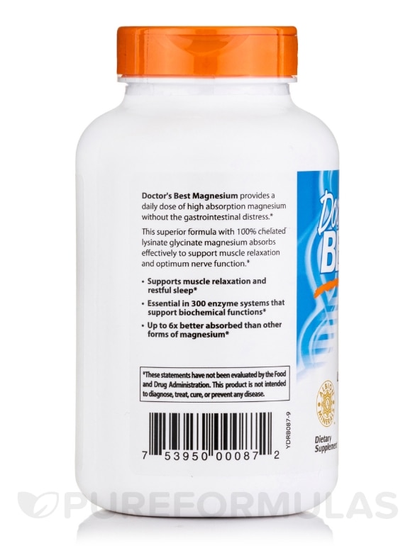 High Absorption Magnesium 100 mg - 240 Tablets - Alternate View 2
