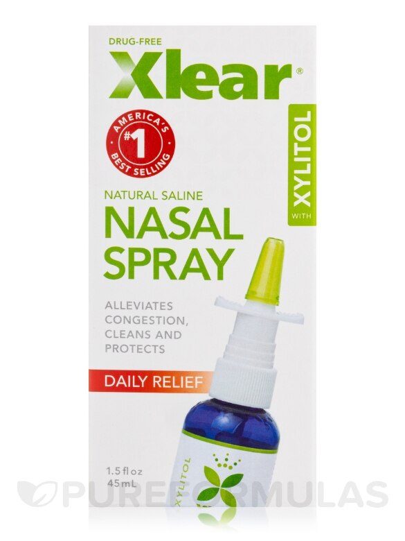 Xlear® Natural Saline Nasal Spray - Daily Relief - 1.5 fl. oz (45 ml) - Alternate View 3