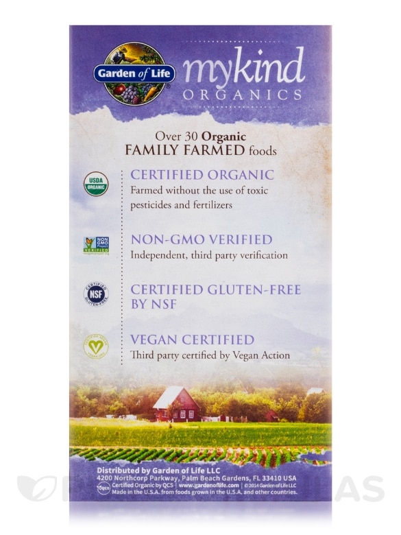 mykind Organics Prenatal Multi Tablets - 180 Vegan Tablets - Alternate View 5