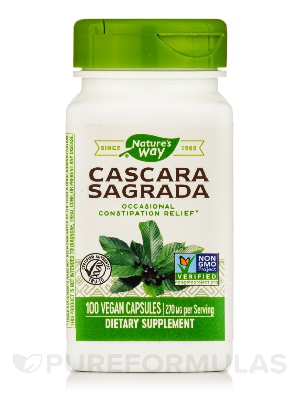Cascara Sagrada - 100 Vegan Capsules