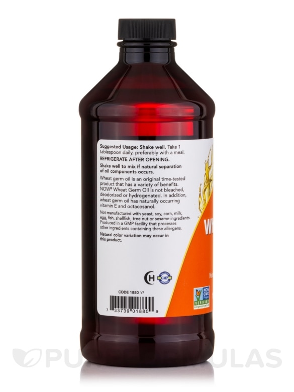 Wheat Germ Oil - 16 fl. oz (473 ml) - Alternate View 2