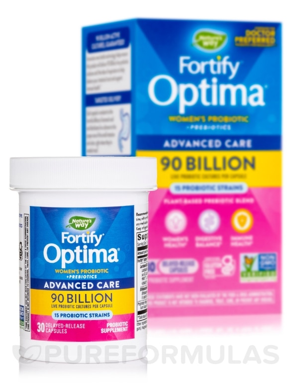 Fortify™ Optima® Women's Probiotic 90 Billion - 30 Vegetarian Capsules - Alternate View 1