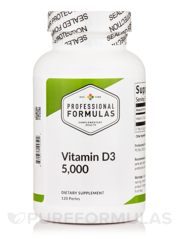 Vitamin D3 5000 IU - 120 Perles