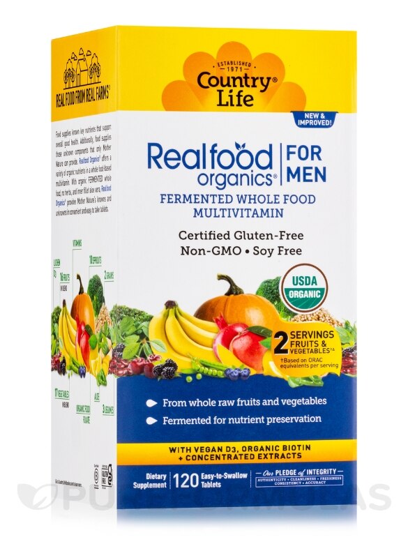 Realfood Organics® For Men - 120 Tablets