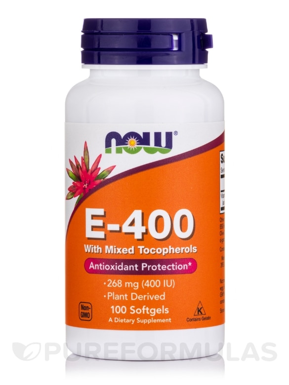 E-400 (Mixed Tocopherols) - 100 Softgels