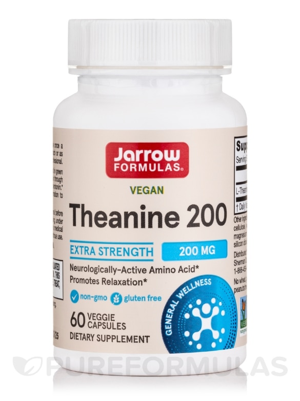 Theanine 200 mg - 60 Capsules