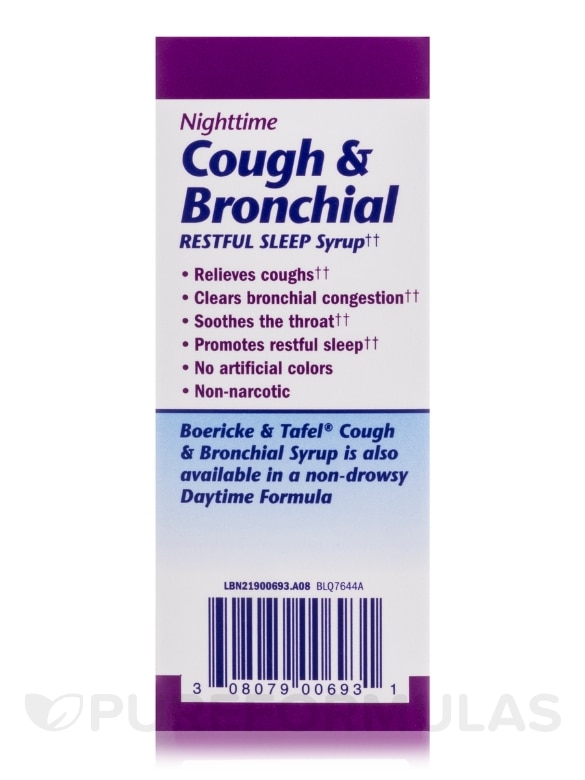 Nighttime Cough & Bronchial Syrup - 4 fl. oz (120 ml) - Alternate View 6