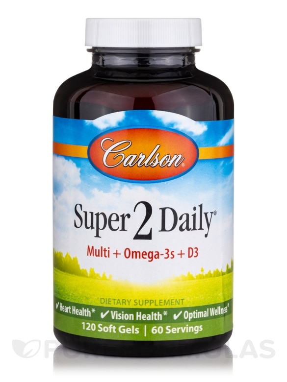 Super 2 Daily® - 120 Soft Gels