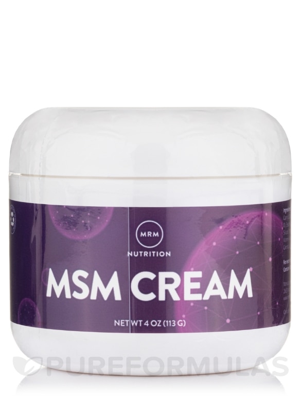 MSM Cream - 4 oz (113 Grams)
