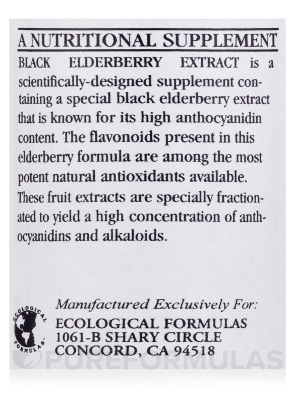 Black Elderberry Extract Liquid - 8 fl. oz (237 ml) - Alternate View 4