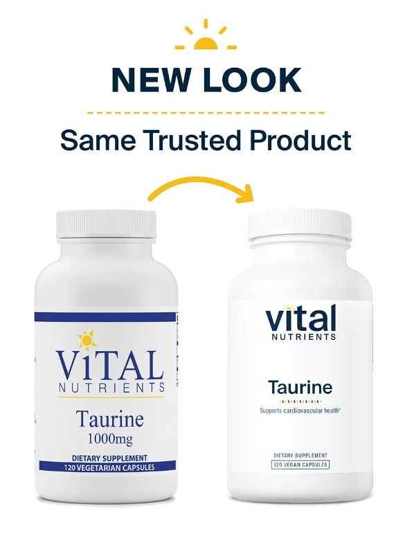 Taurine 1000 mg - 120 Capsules - Alternate View 1