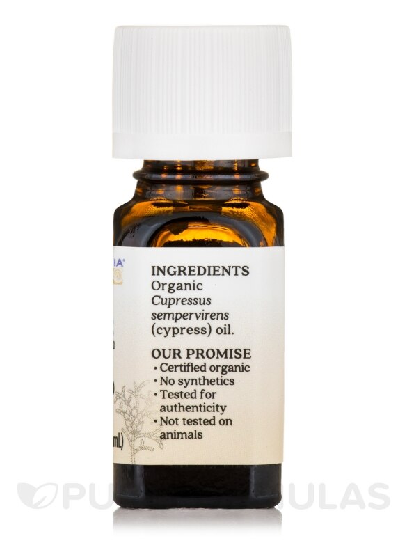 Organic Cypress Pure Essential Oil - 0.25 fl. oz (7.4 ml) - Alternate View 1