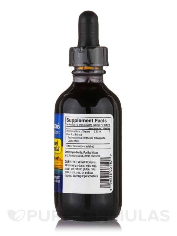 Herbal Adrenal Support Formula® - 2 fl. oz (60 ml) - Alternate View 1