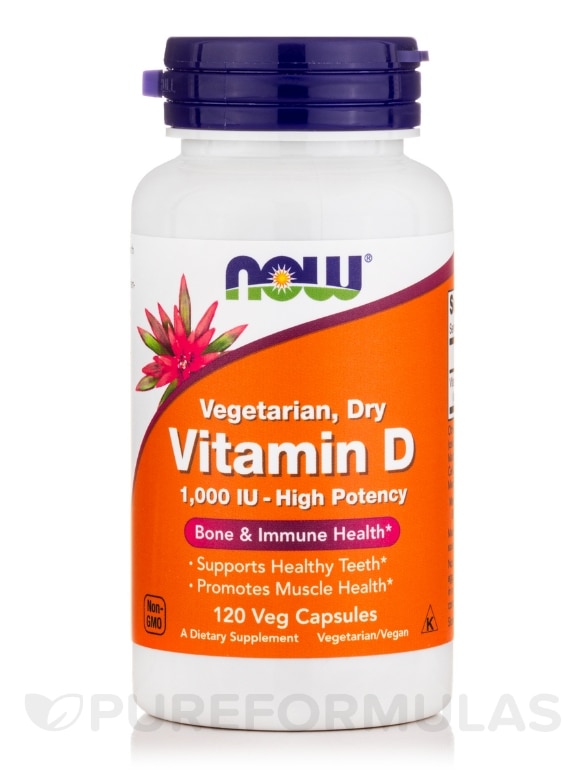 Vitamin D 1000 IU - 120 Vegetarian Capsules