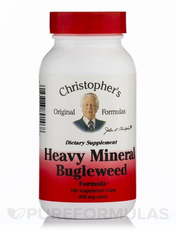 Heavy Mineral Bugleweed Formula - 100 Vegetarian Capsules