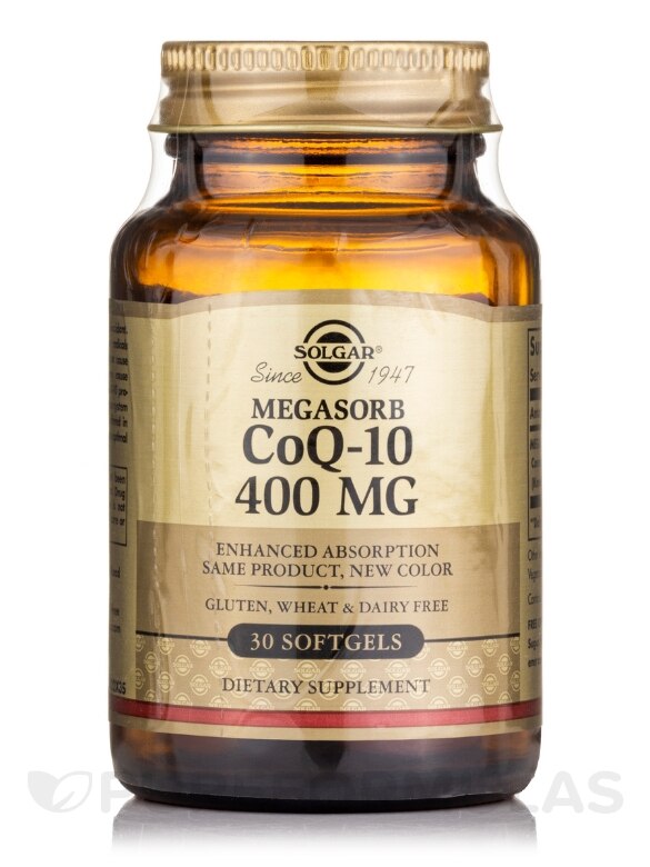 Megasorb CoQ-10 400 mg - 30 Softgels