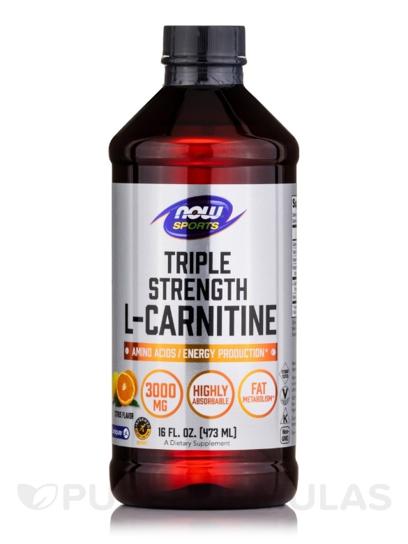 NOW® Sports - Liquid L-Carnitine 3000 mg