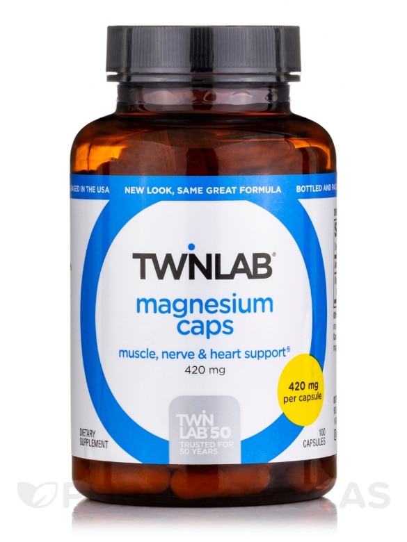 Magnesium 420 mg - 100 Capsules