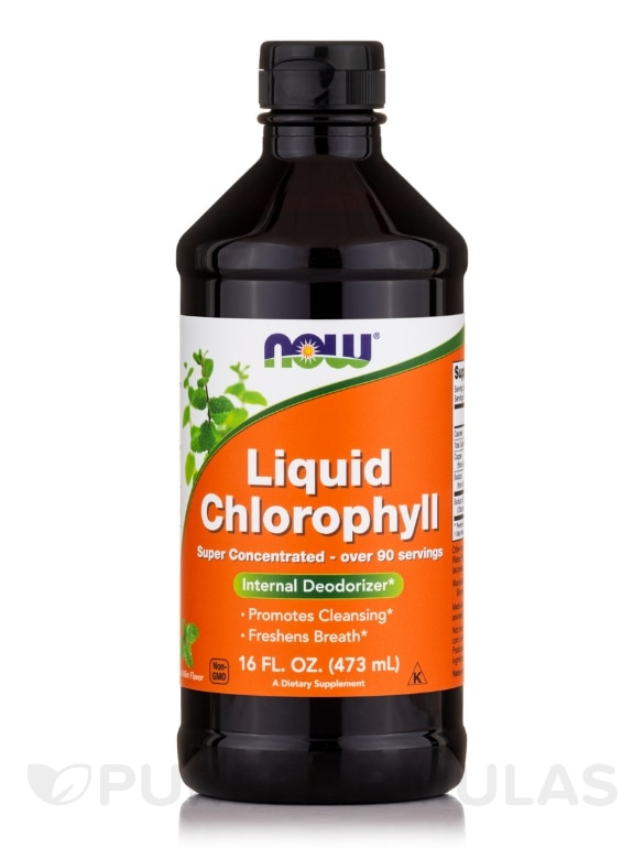 Liquid Chlorophyll Natural Mint Flavor - 16 fl. oz (473 ml)