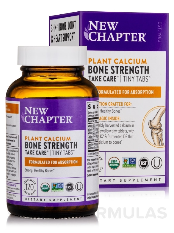 Bone Strength Take Care® Tiny Tabs - 120 Tablets - Alternate View 1