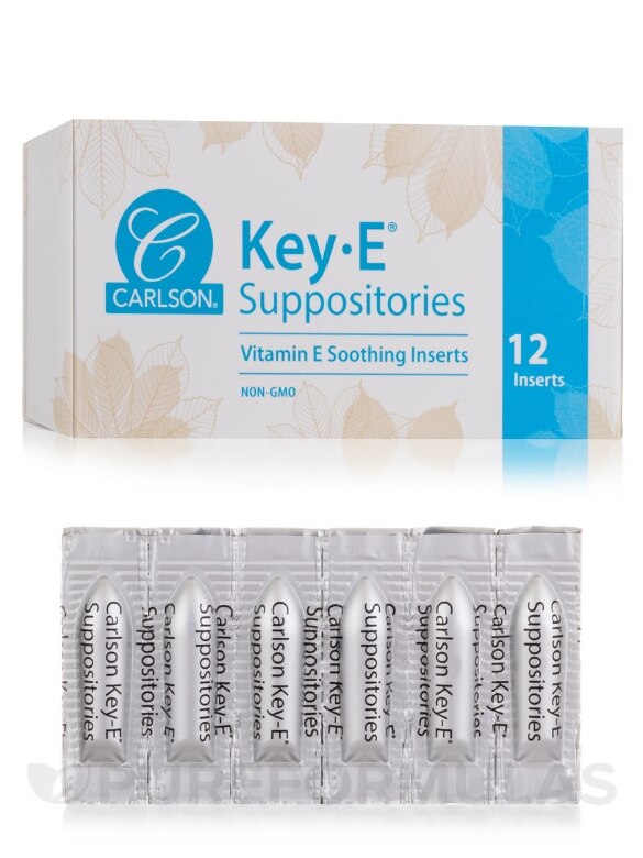 Key-E® Suppositories - 12 Suppositories - Alternate View 1