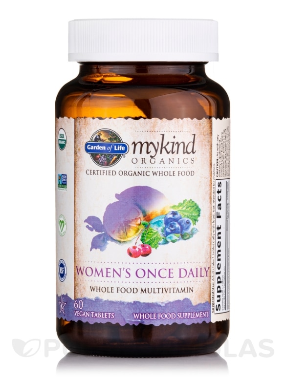 mykind Organics Women's Once Daily - 60 Vegan Tablets - Alternate View 2