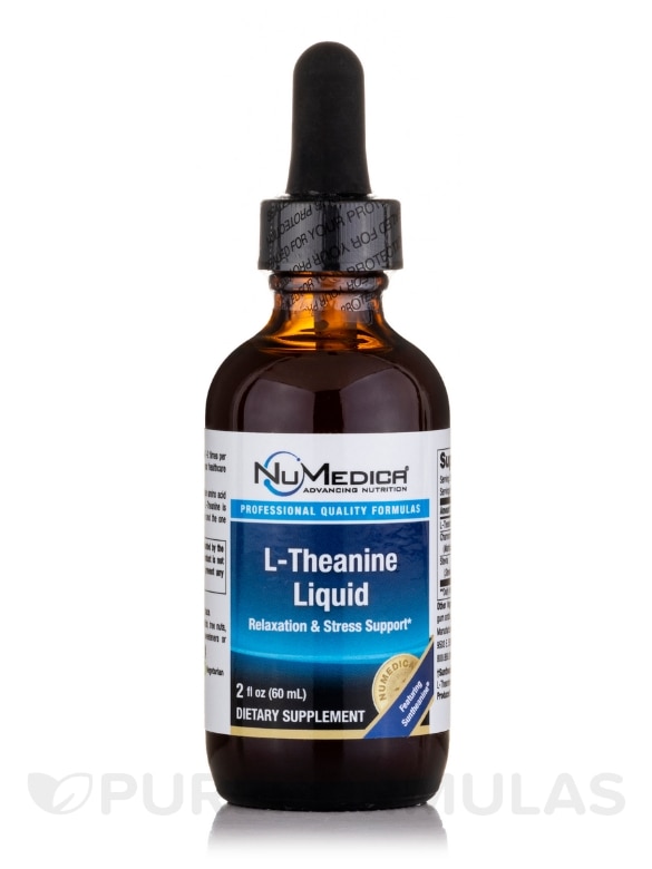L-Theanine Liquid (Natural Lemon Flavor) - 2 fl. oz (60 ml)