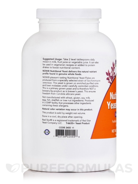Nutritional Yeast Flakes - 10 oz (284 Grams) - Alternate View 2