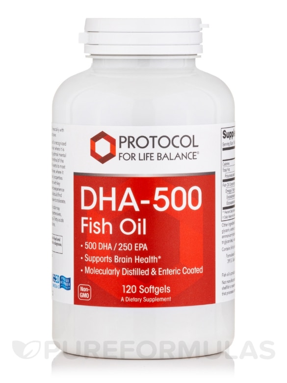DHA-500 (500 DHA / 250 EPA) - 120 Softgels
