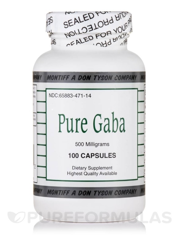 Pure GABA 500 mg - 100 Capsules