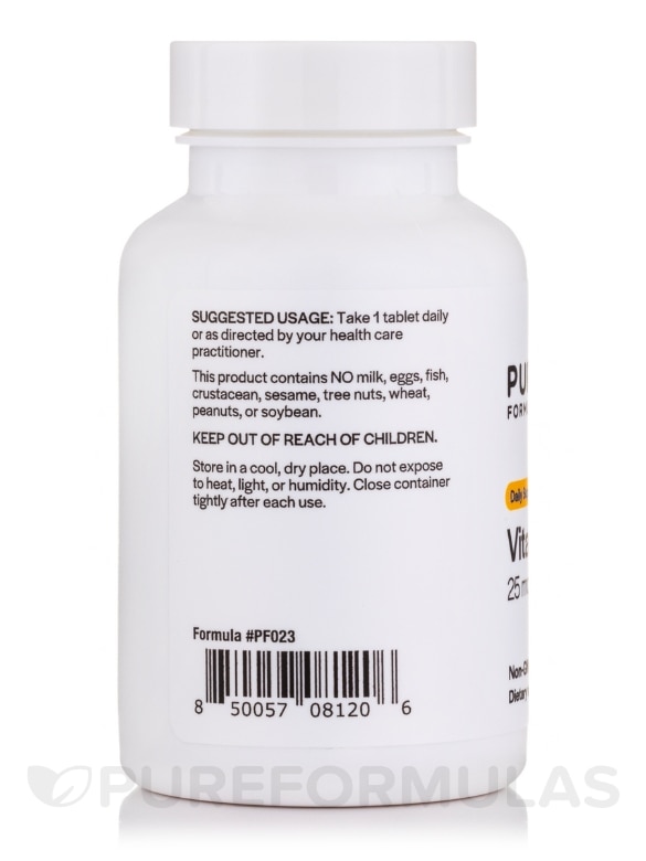 Vitamin D 25 mcg (1,000 IU) - 100 Tablets - Alternate View 2