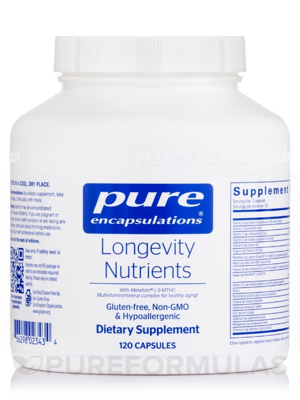 Longevity Nutrients - 120 Capsules
