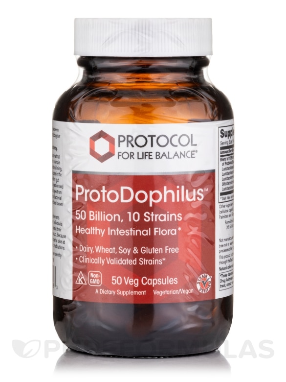 ProtoDophilus™ 50 Billion / 10 Strains - 50 Veg Capsules